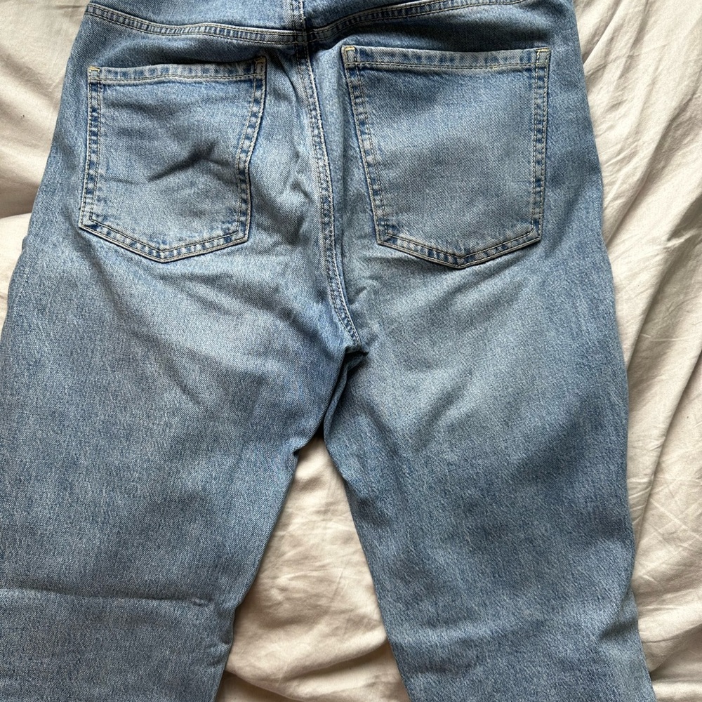 Garage Light Blue Straight Leg Jeans - Picture 3 of 5